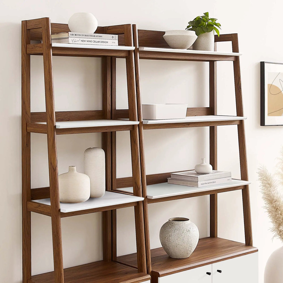Bixby Wood Bookshelves Set of 2 by Modway by HouseOfZazla