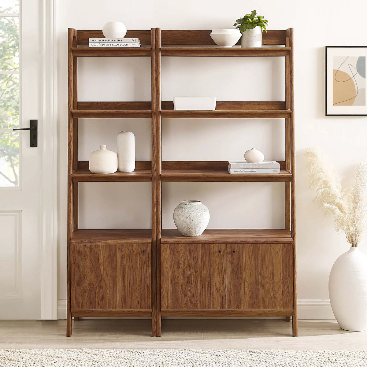 Bixby Wood Bookshelves Set of 2 by Modway by HouseOfZazla