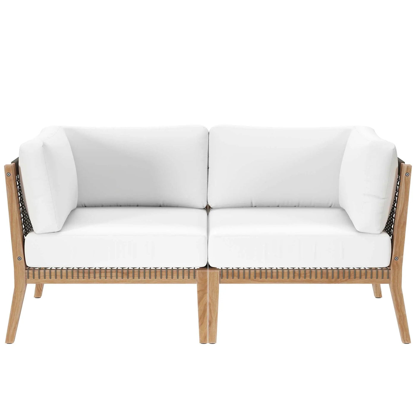 Clearwater Outdoor Patio Teak Wood Loveseat by Modway by HouseOfZazla