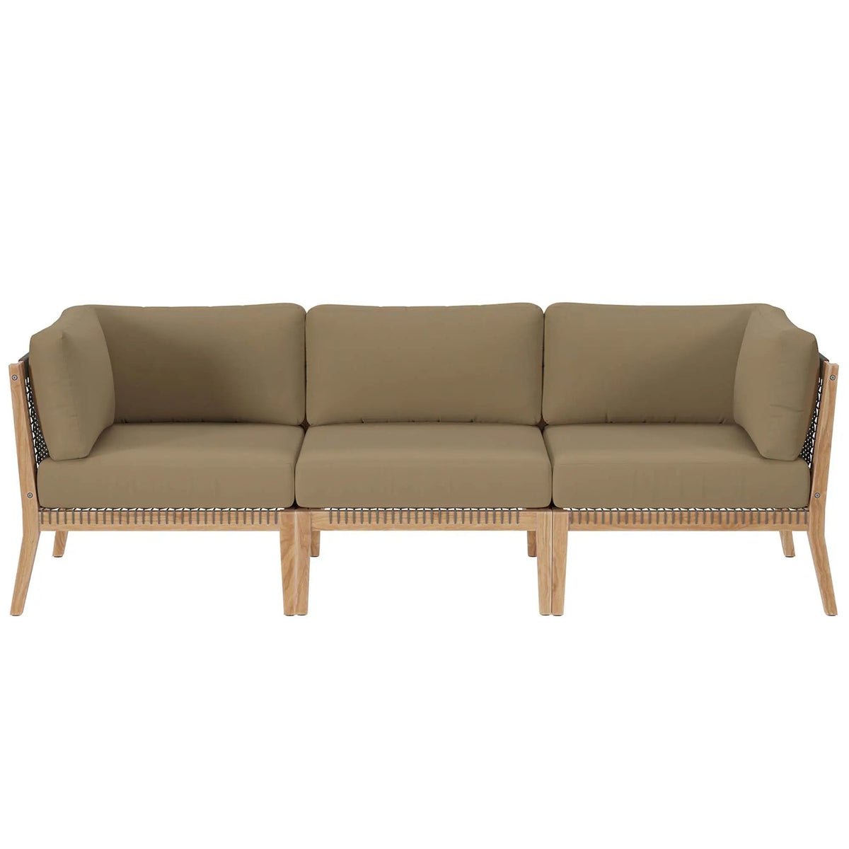 Clearwater Outdoor Patio Teak Wood Sofa by Modway by HouseOfZazla
