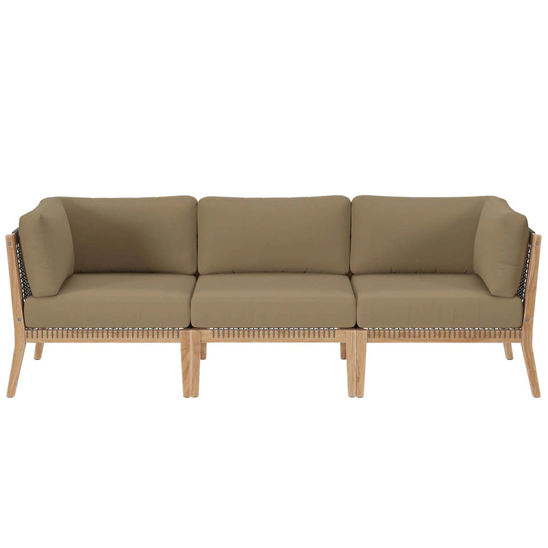 Clearwater Outdoor Patio Teak Wood Sofa by Modway by HouseOfZazla