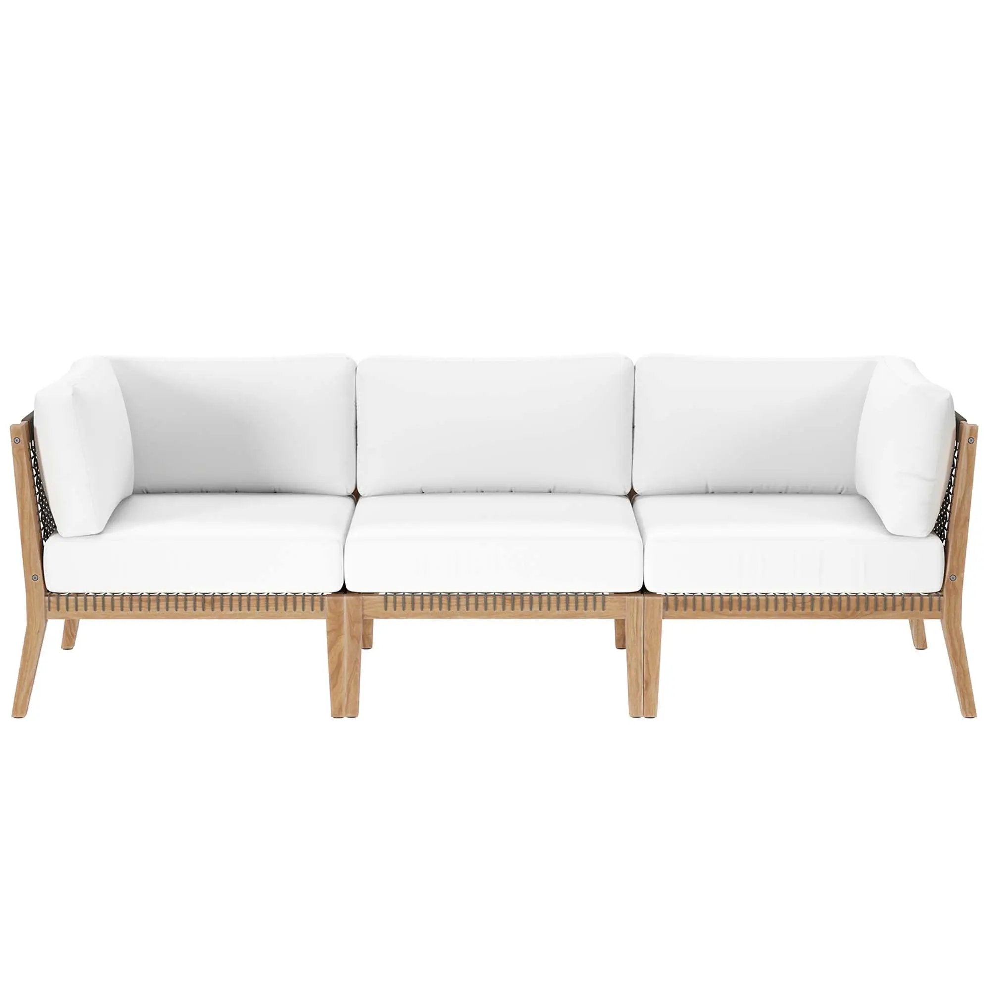 Clearwater Outdoor Patio Teak Wood Sofa by Modway by HouseOfZazla