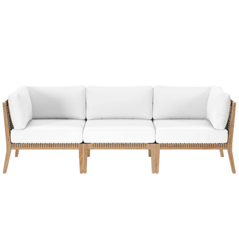 Clearwater Outdoor Patio Teak Wood Sofa by Modway by HouseOfZazla