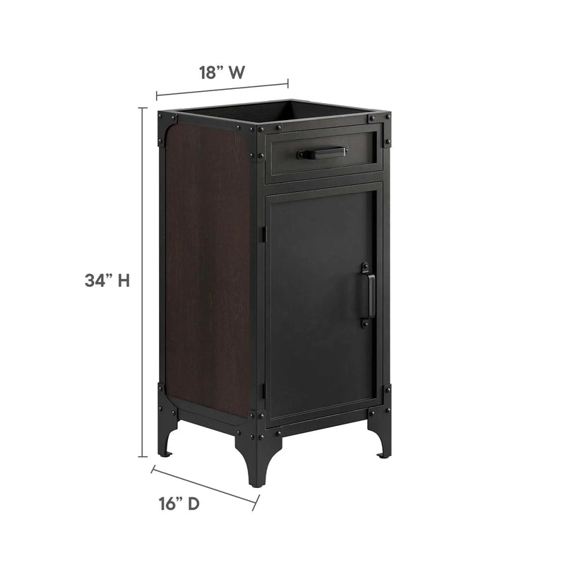 Steamforge 18" Bathroom Vanity Cabinet by HouseOfZazla