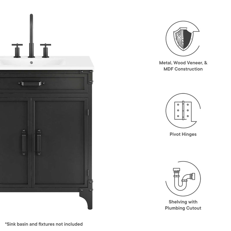 Steamforge 30" Bathroom Vanity Cabinet by Modway by HouseOfZazla