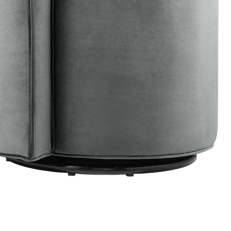 Della Performance Velvet Fabric Swivel Chair by Modway by HouseOfZazla