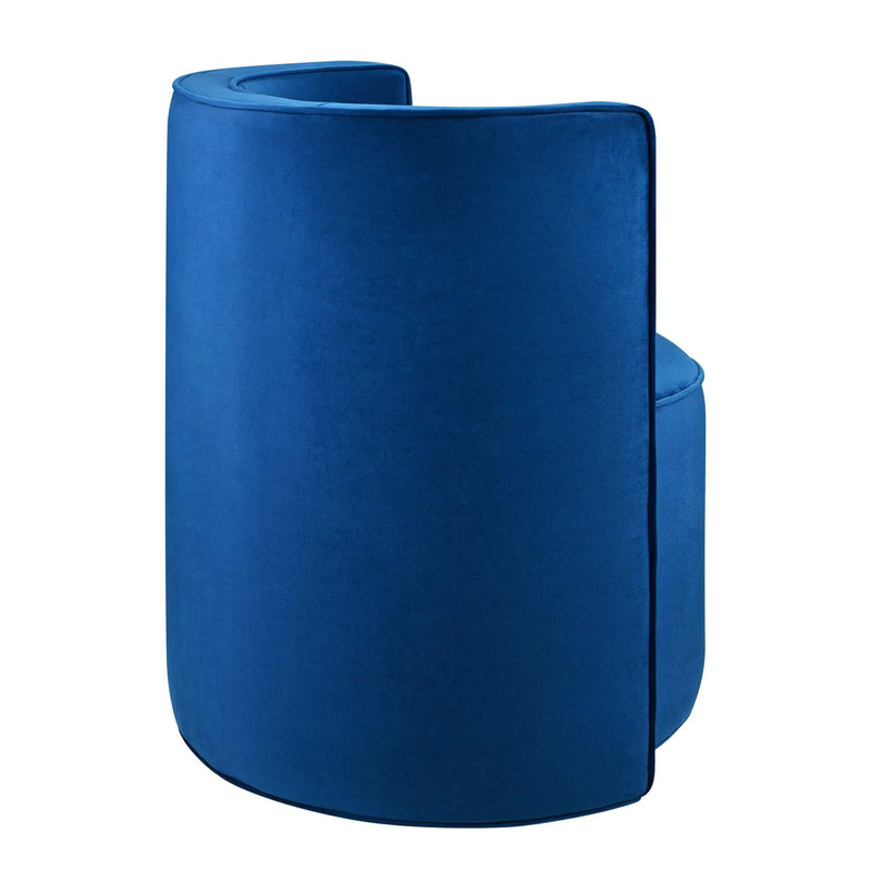 Della Performance Velvet Fabric Swivel Chair by Modway by HouseOfZazla