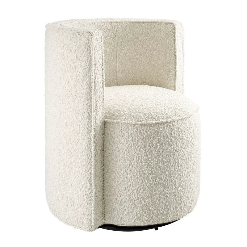 Della Boucle Fabric Swivel Chair by Modway by HouseOfZazla