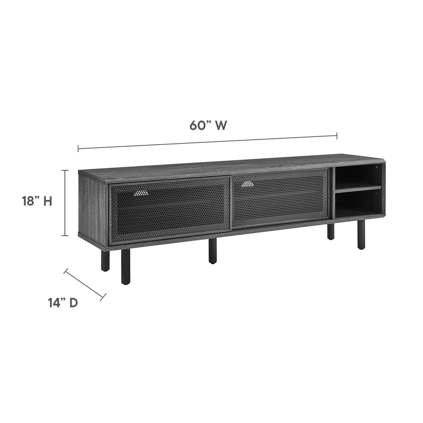 Kurtis 60" TV Stand by Modway by HouseOfZazla