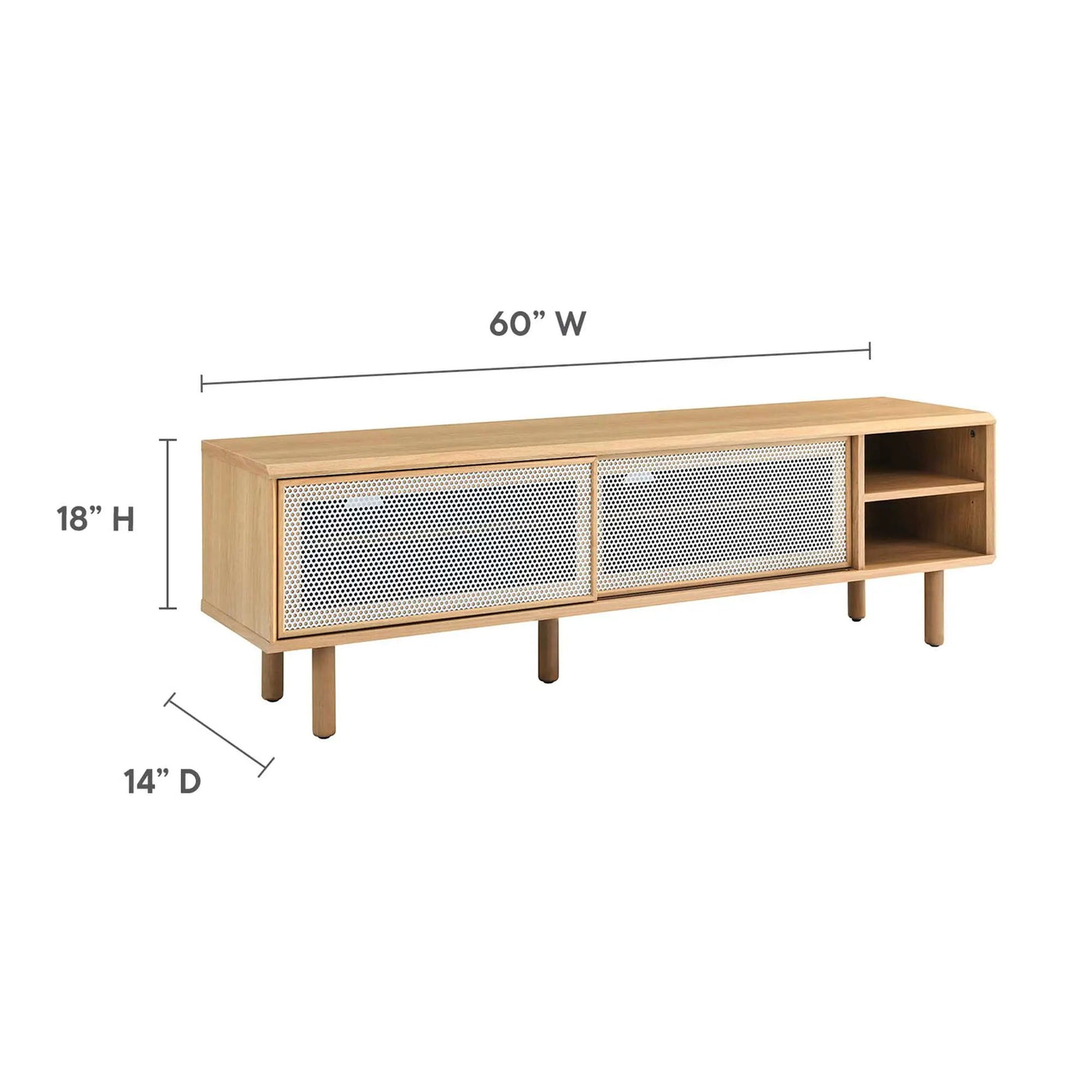 Kurtis 60" TV Stand by Modway by HouseOfZazla