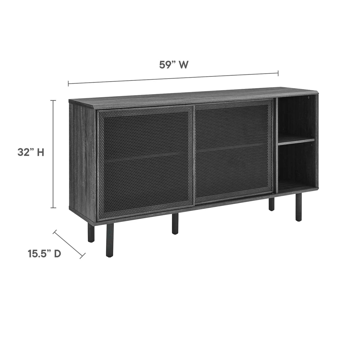 Kurtis 59" Sideboard by Modway by HouseOfZazla