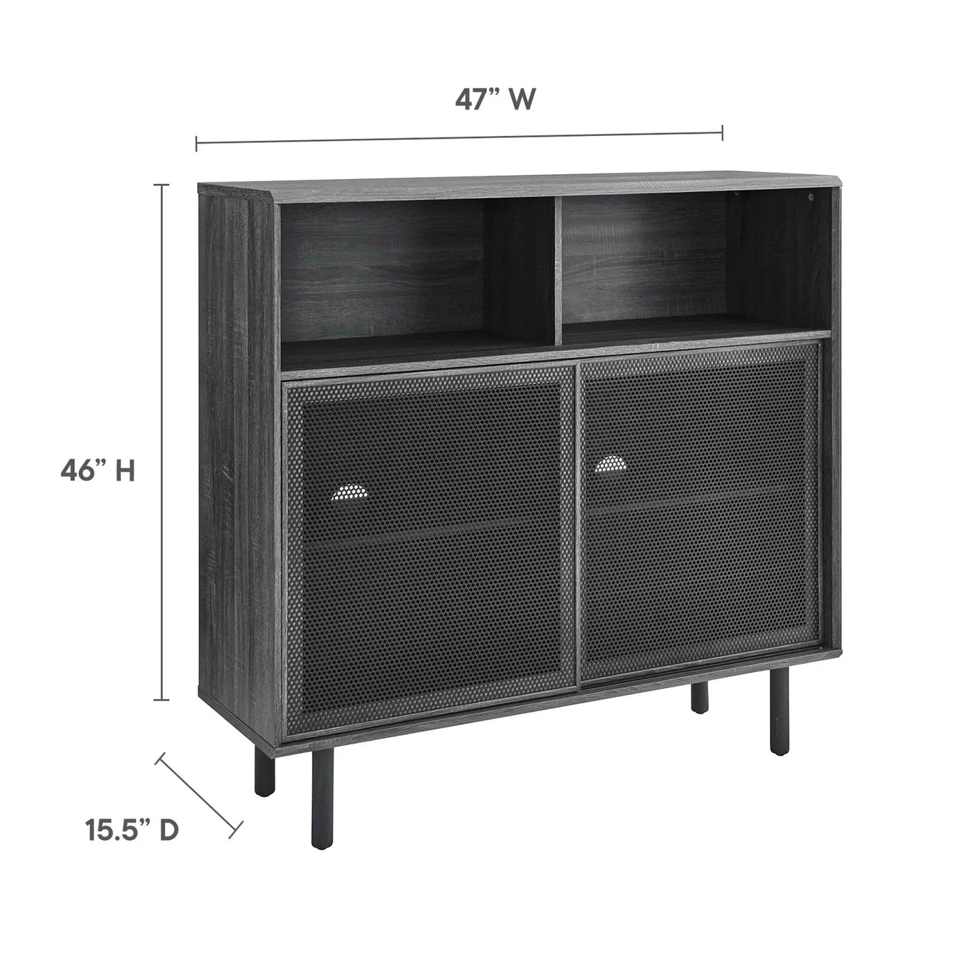 Kurtis 47" Display Cabinet by Modway by HouseOfZazla