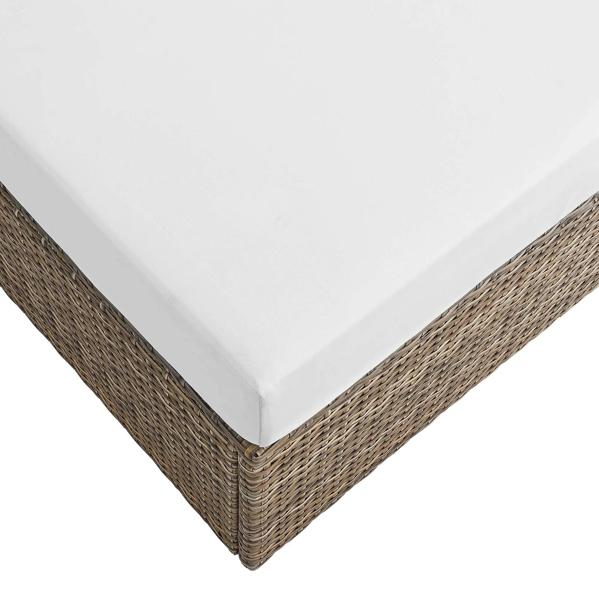 Convene Outdoor Patio Rectangle Ottoman by Modway by HouseOfZazla