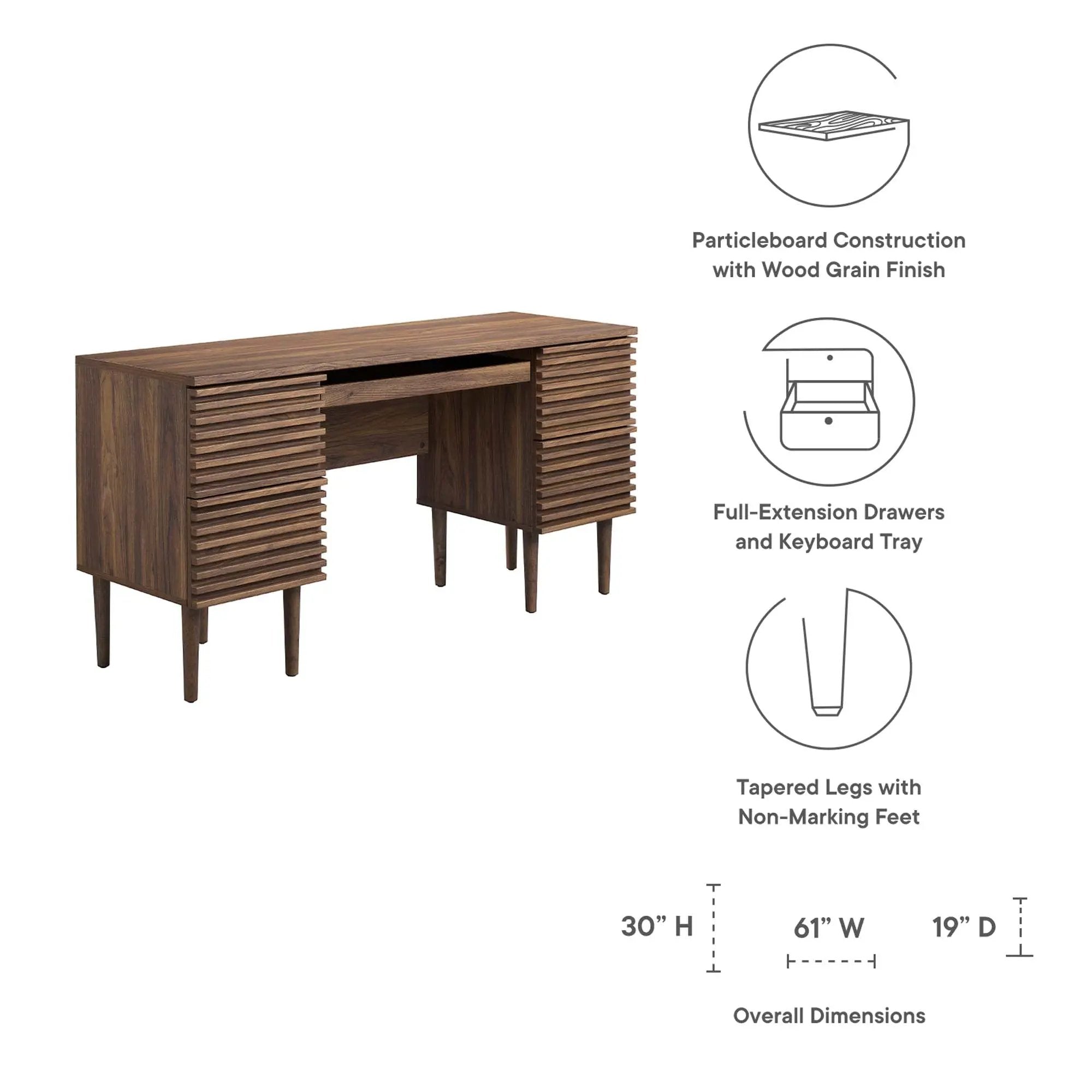Render Office Desk by Modway by HouseOfZazla