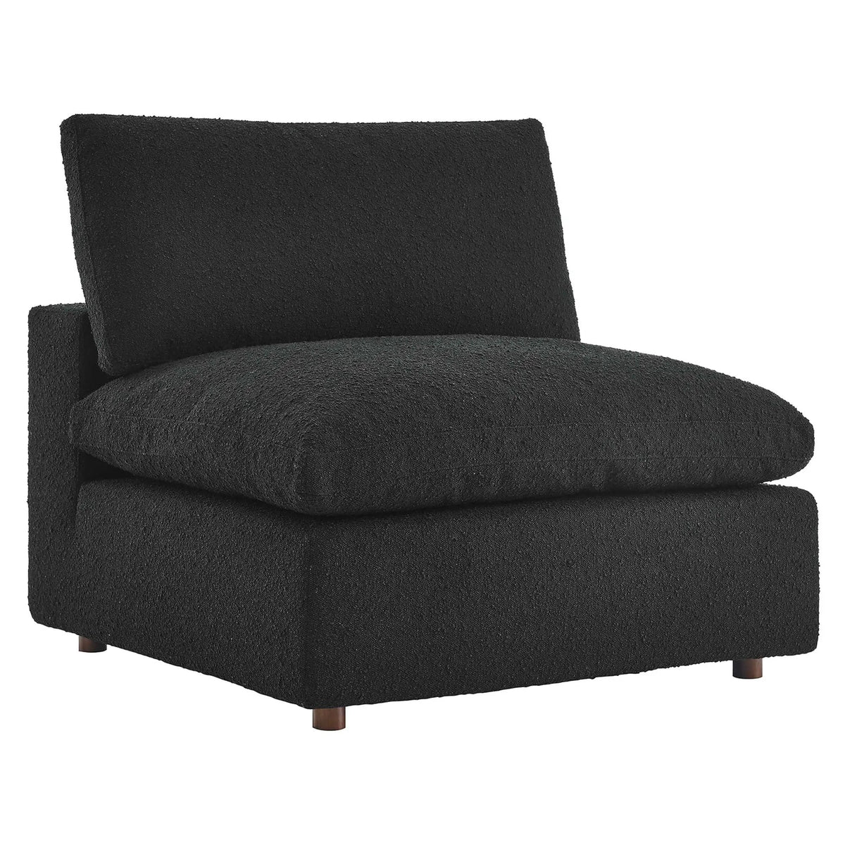 Commix Down Filled Overstuffed Boucle Fabric Armless Chair by Modway by HouseOfZazla