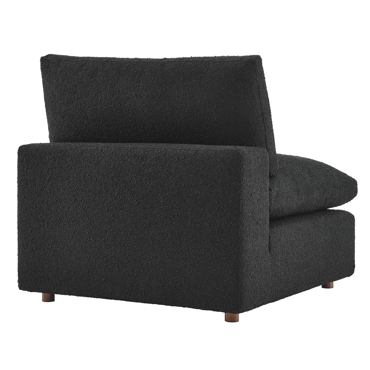 Commix Down Filled Overstuffed Boucle Fabric Armless Chair by Modway by HouseOfZazla
