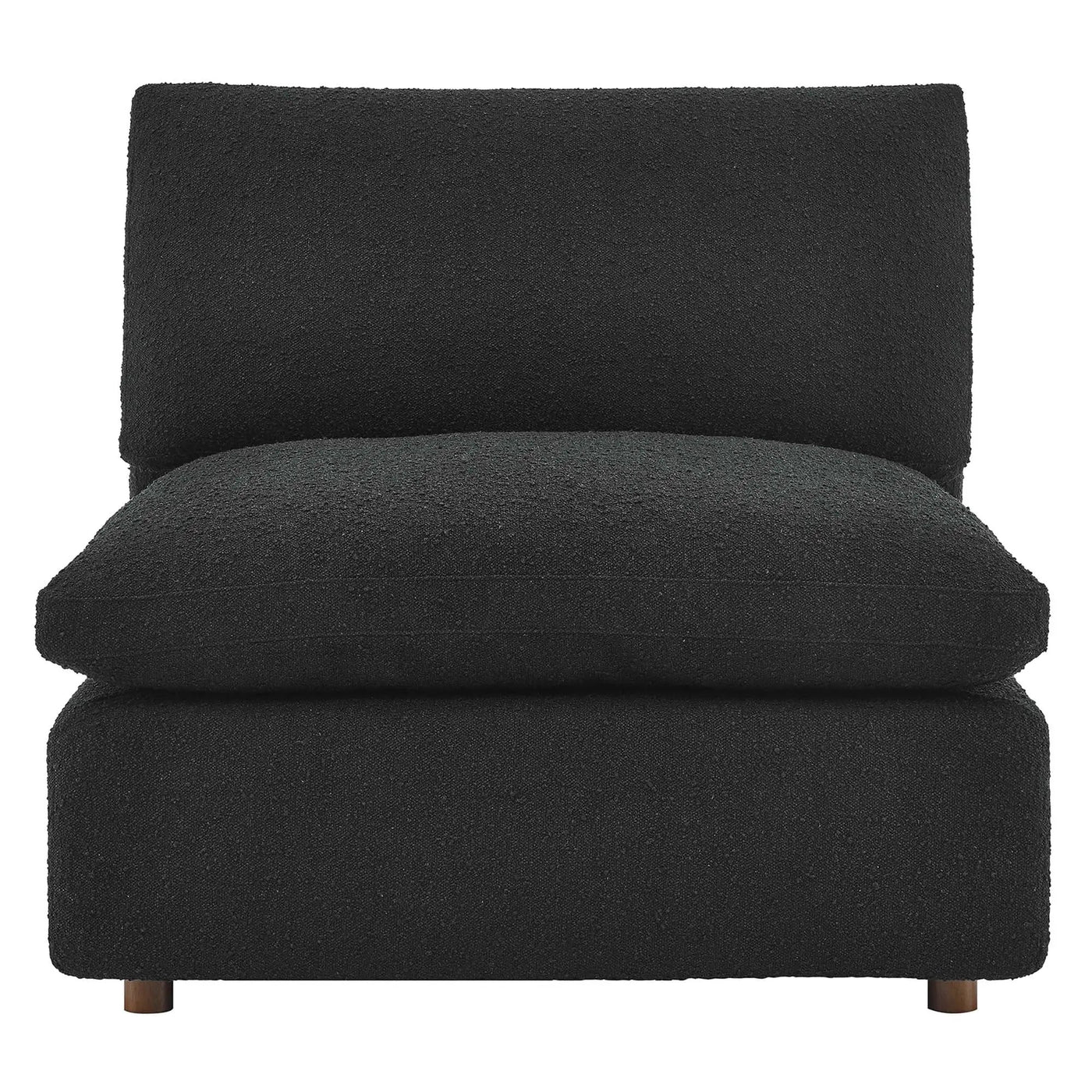 Commix Down Filled Overstuffed Boucle Fabric Armless Chair by Modway by HouseOfZazla