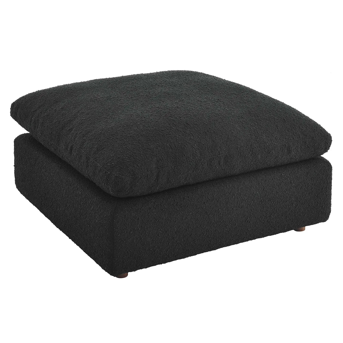 Commix Down Filled Overstuffed Boucle Fabric Ottoman by Modway by HouseOfZazla