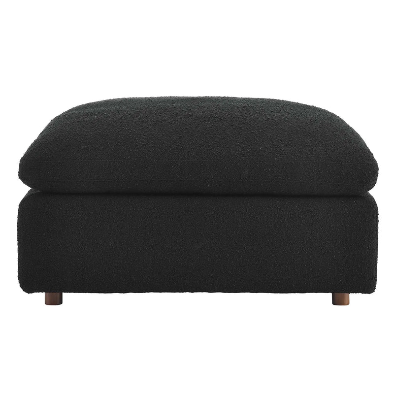 Commix Down Filled Overstuffed Boucle Fabric Ottoman by Modway by HouseOfZazla