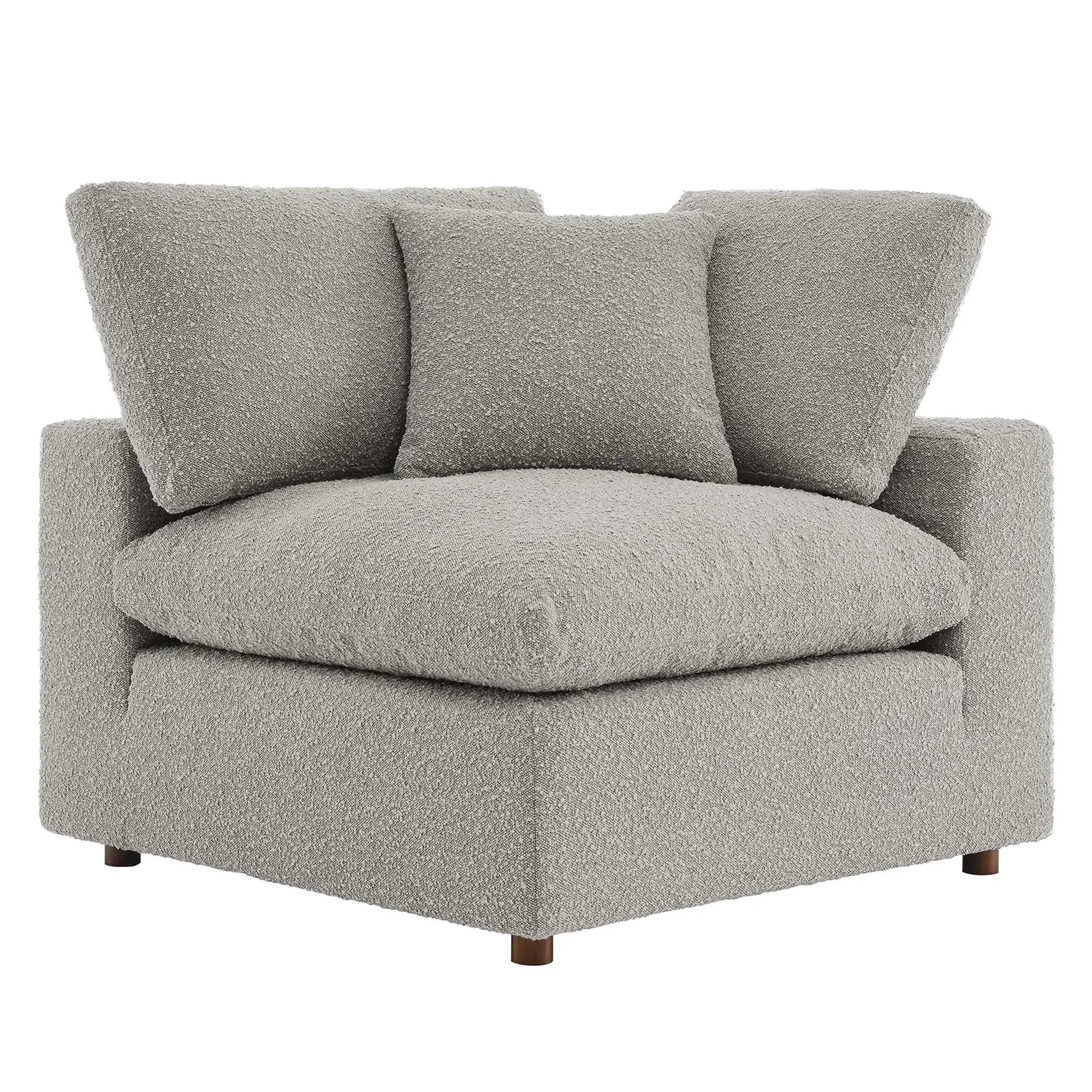 Commix Down Filled Overstuffed Boucle Fabric Corner Chair by Modway by HouseOfZazla