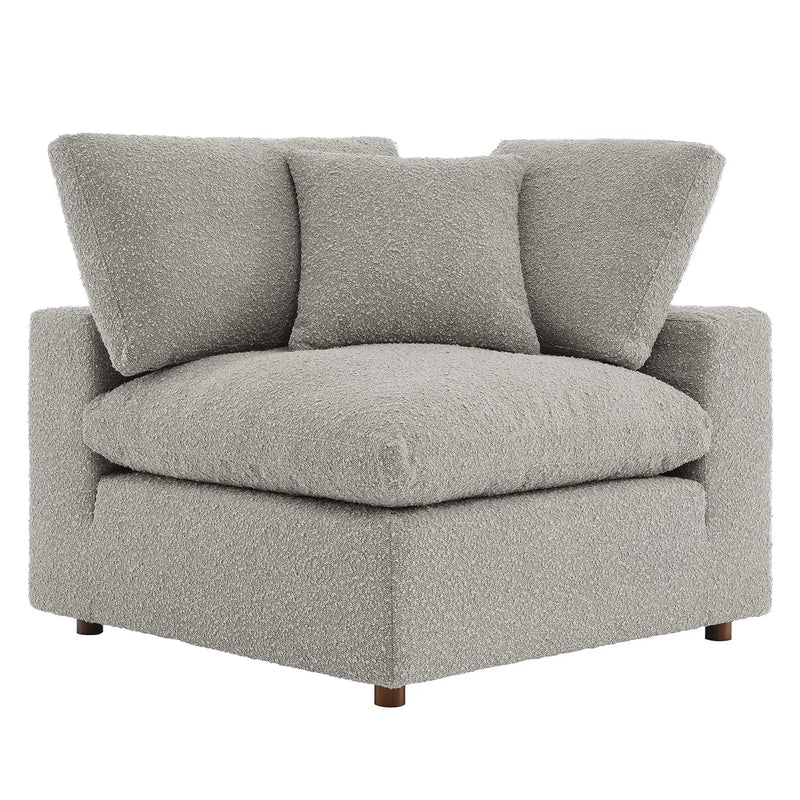 Commix Down Filled Overstuffed Boucle Fabric Corner Chair by Modway by HouseOfZazla