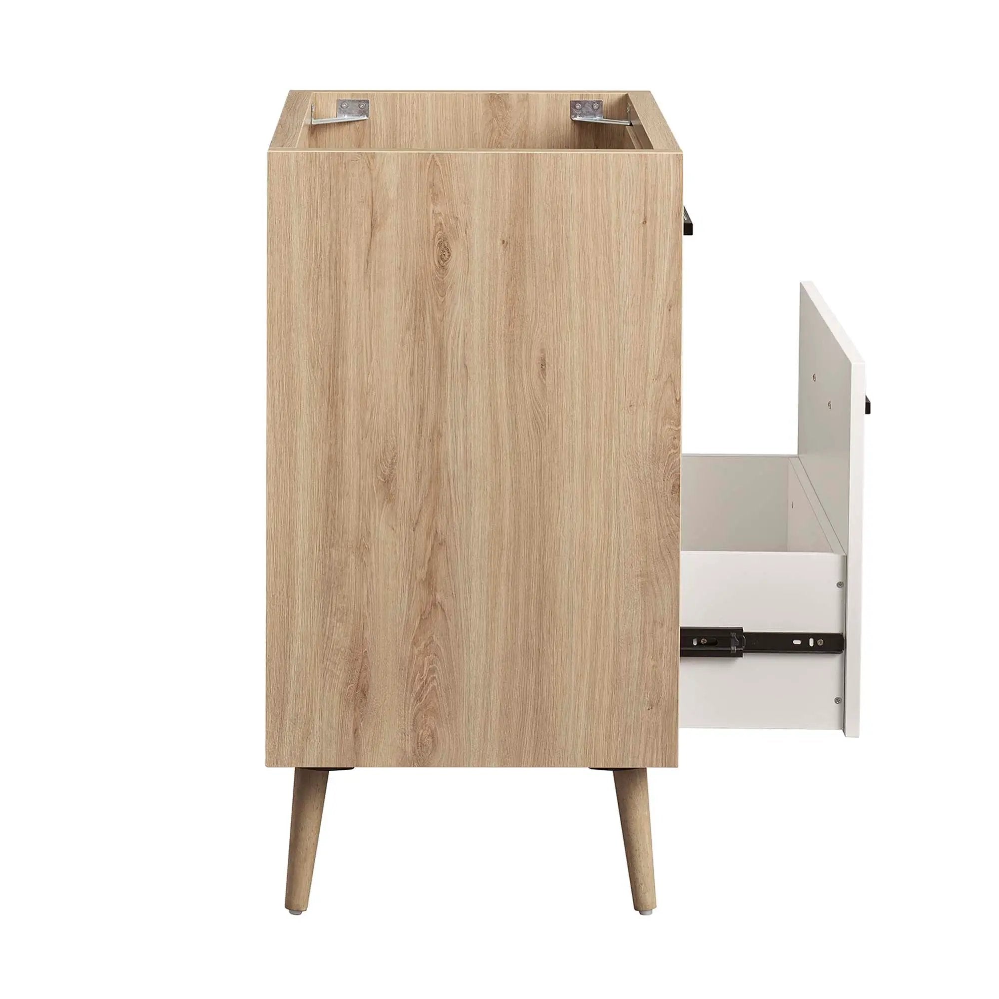 Maverick 24" Bathroom Vanity Cabinet Oak White by HouseOfZazla