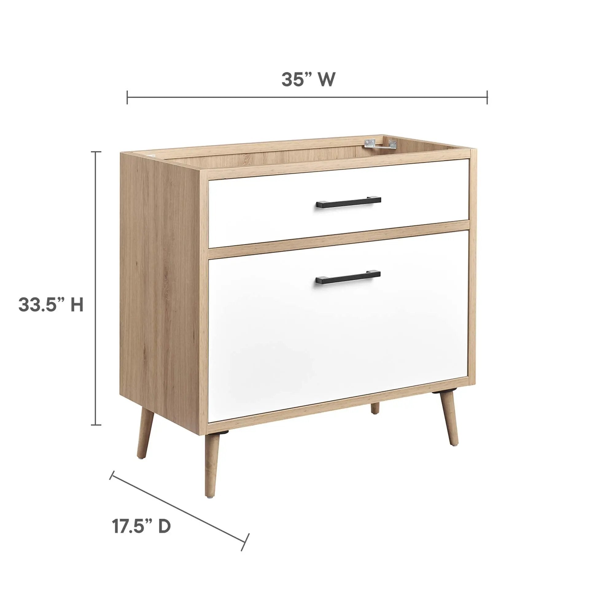Maverick 36" Bathroom Vanity Cabinet by HouseOfZazla