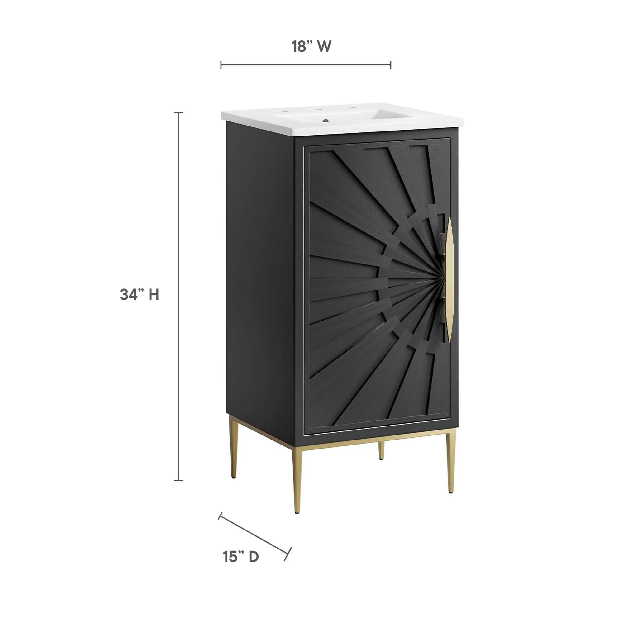 Awaken 18" Bathroom Vanity by Modway by HouseOfZazla