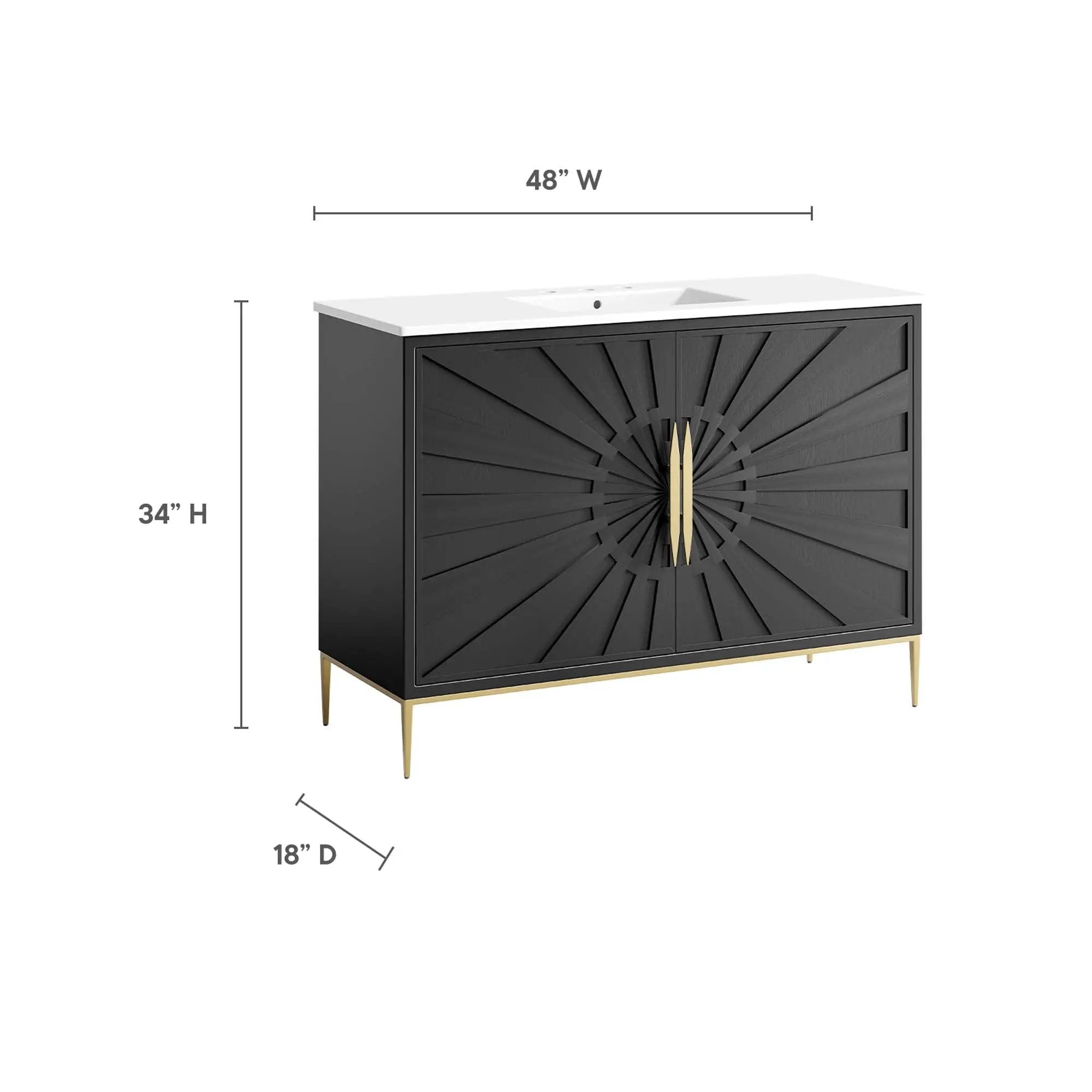Awaken 48" Bathroom Vanity by Modway by HouseOfZazla