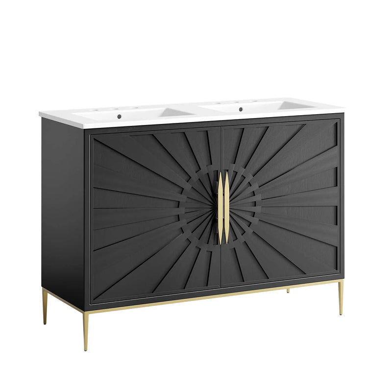 Awaken 48" Double Sink Bathroom Vanity by Modway by HouseOfZazla