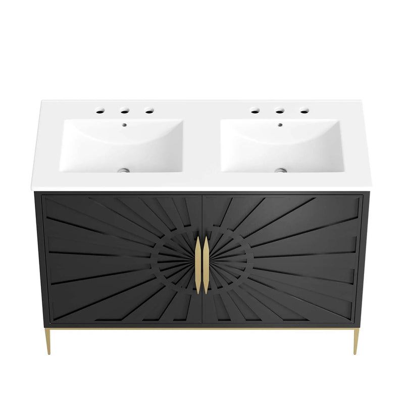 Awaken 48" Double Sink Bathroom Vanity by Modway by HouseOfZazla