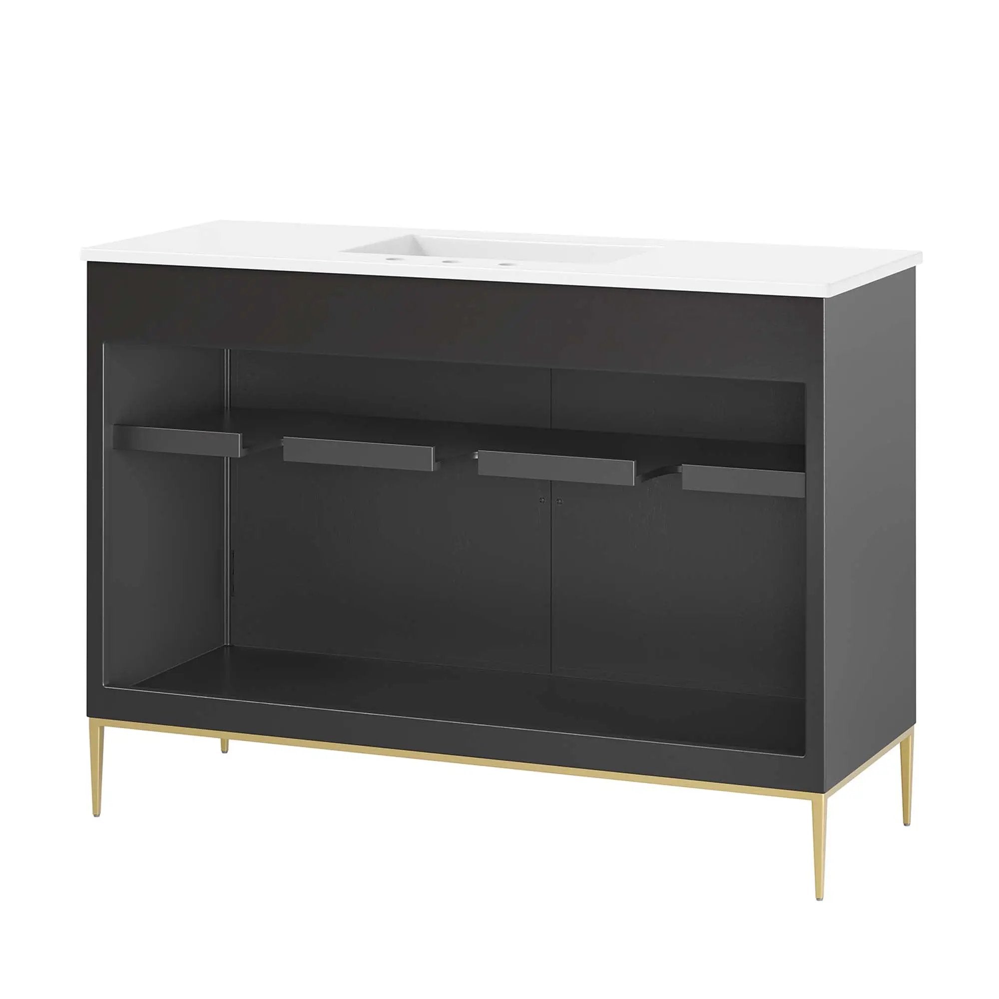 Awaken 48" Double Sink Bathroom Vanity by Modway by HouseOfZazla