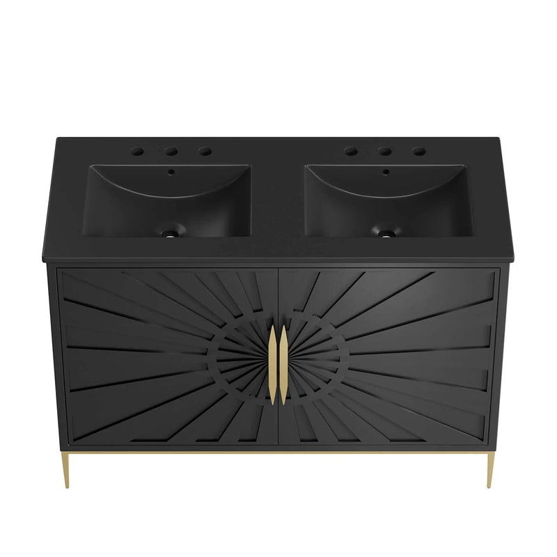 Awaken 48" Double Sink Bathroom Vanity by Modway by HouseOfZazla