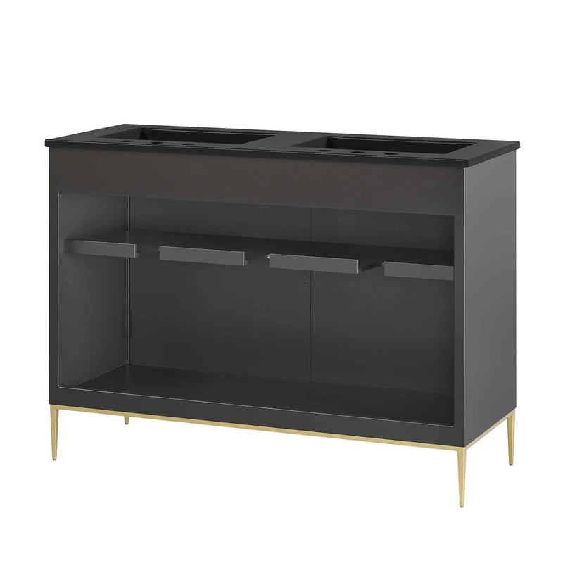 Awaken 48" Double Sink Bathroom Vanity by Modway by HouseOfZazla