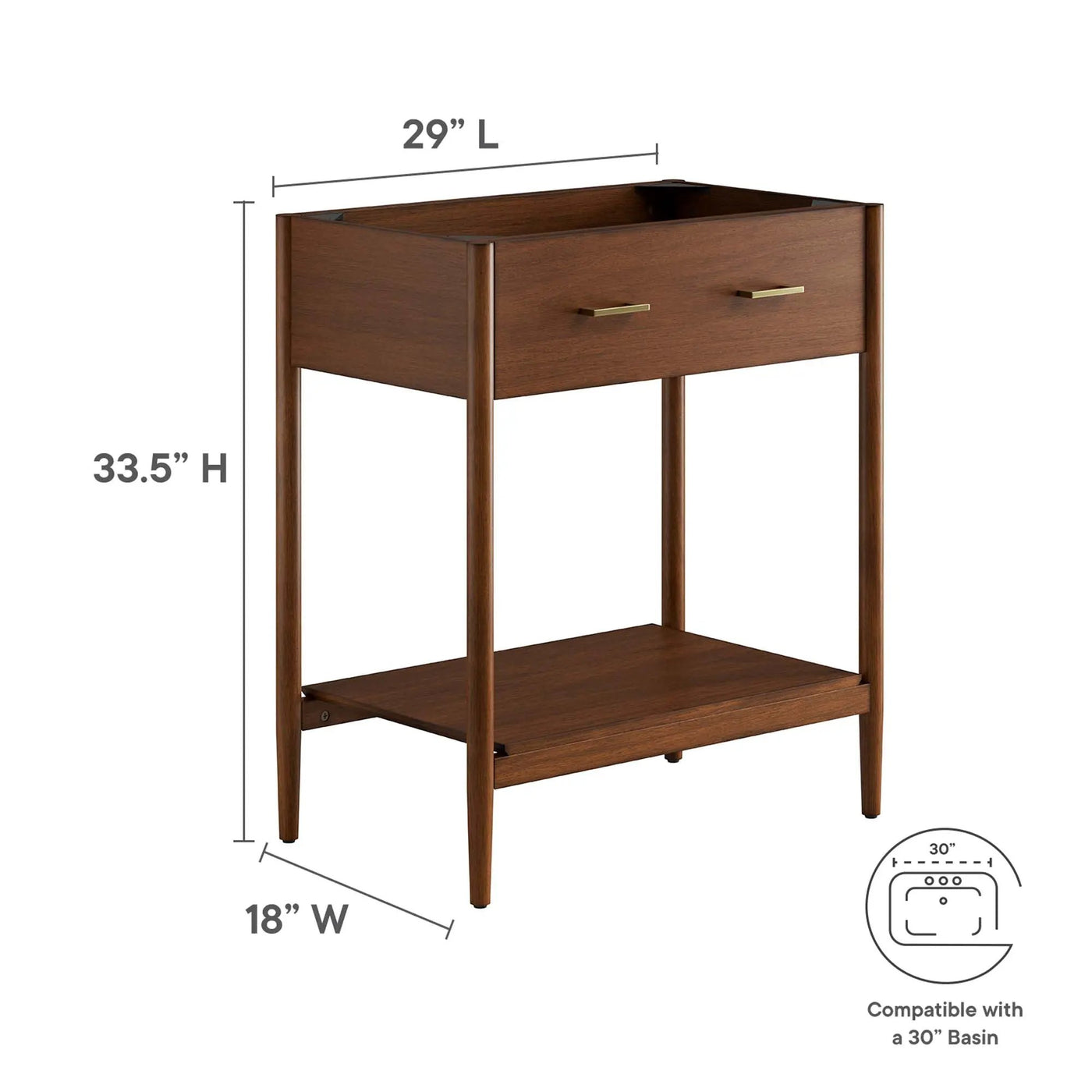 Zaire 30" Bathroom Vanity Cabinet by Modway by HouseOfZazla