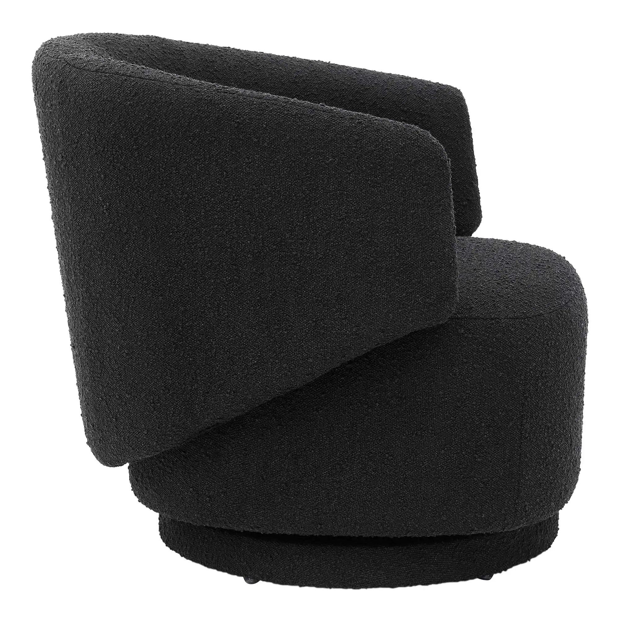 Celestia Boucle Fabric Swivel Chair by Modway by HouseOfZazla