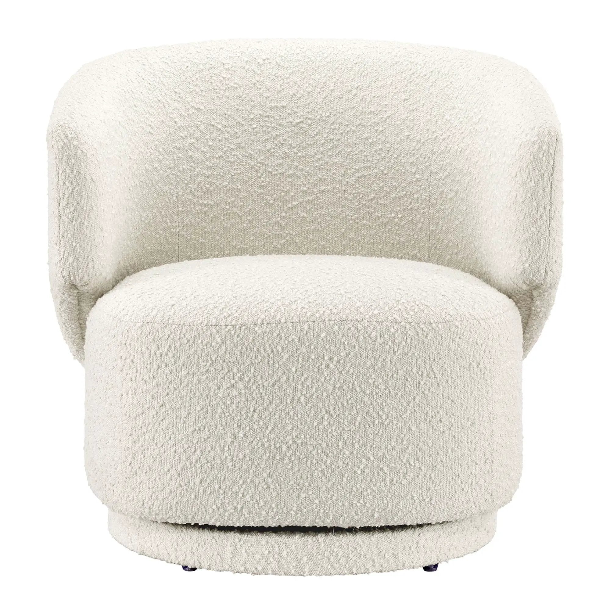 Celestia Boucle Fabric Swivel Chair by Modway by HouseOfZazla