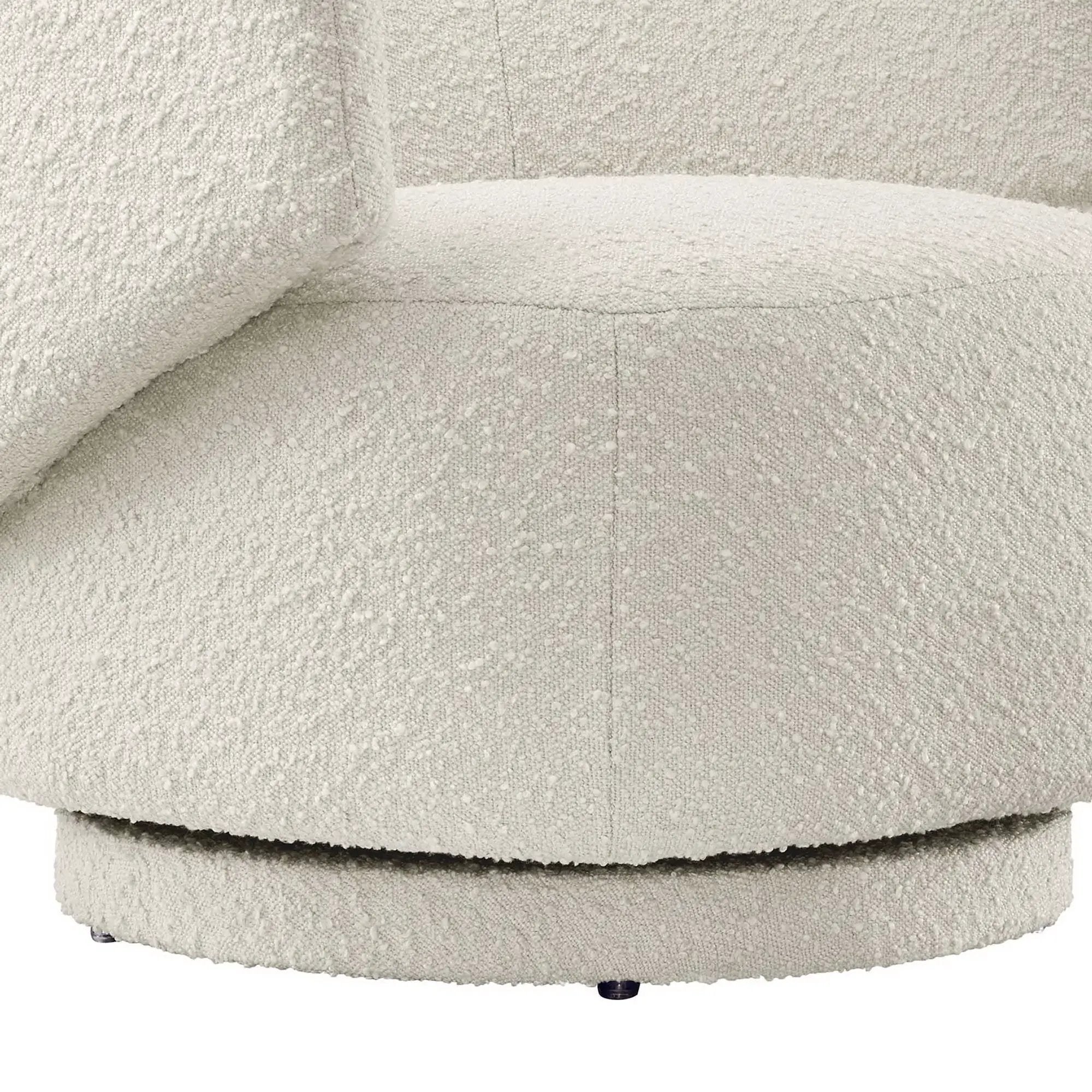 Celestia Boucle Fabric Swivel Chair by Modway by HouseOfZazla