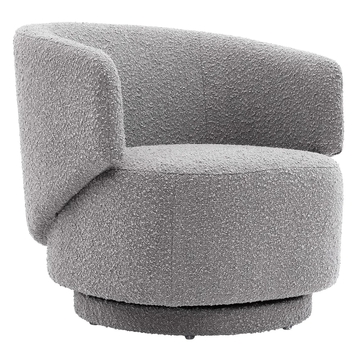 Celestia Boucle Fabric Swivel Chair by Modway by HouseOfZazla