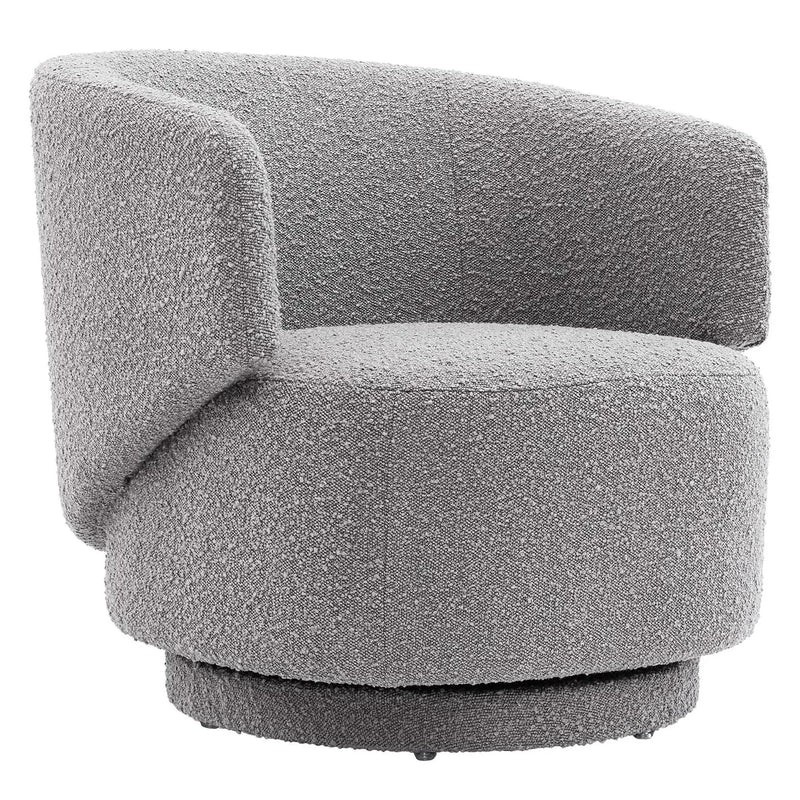 Celestia Boucle Fabric Swivel Chair by Modway by HouseOfZazla