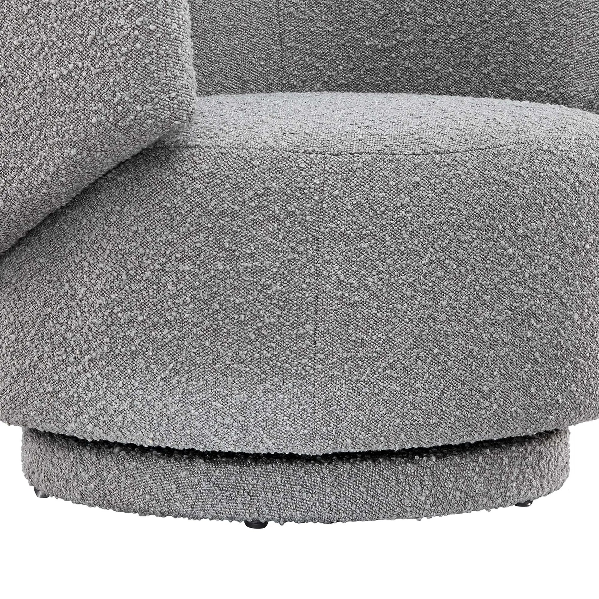 Celestia Boucle Fabric Swivel Chair by Modway by HouseOfZazla