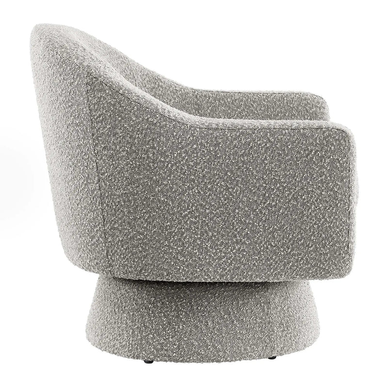 Astral Boucle Fabric Swivel Chair by Modway by HouseOfZazla
