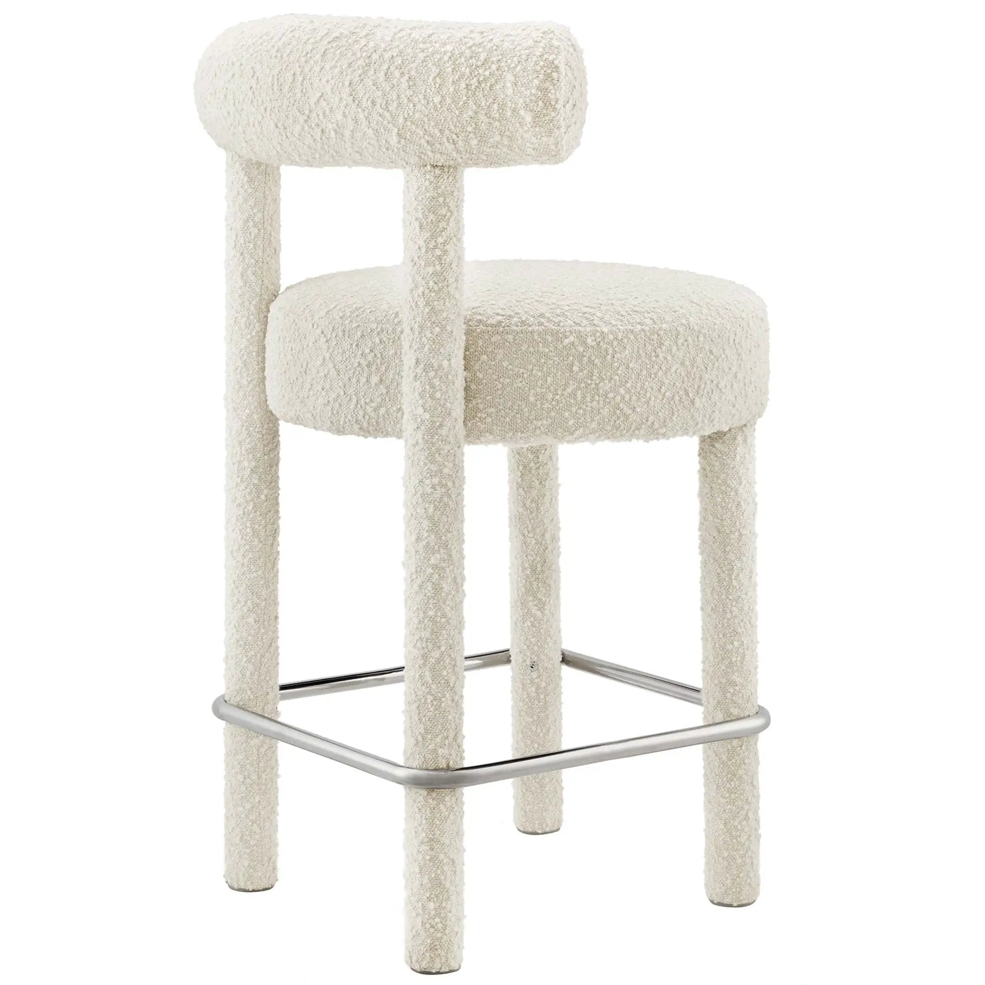 Toulouse Boucle Fabric Counter Stool by Modway by HouseOfZazla