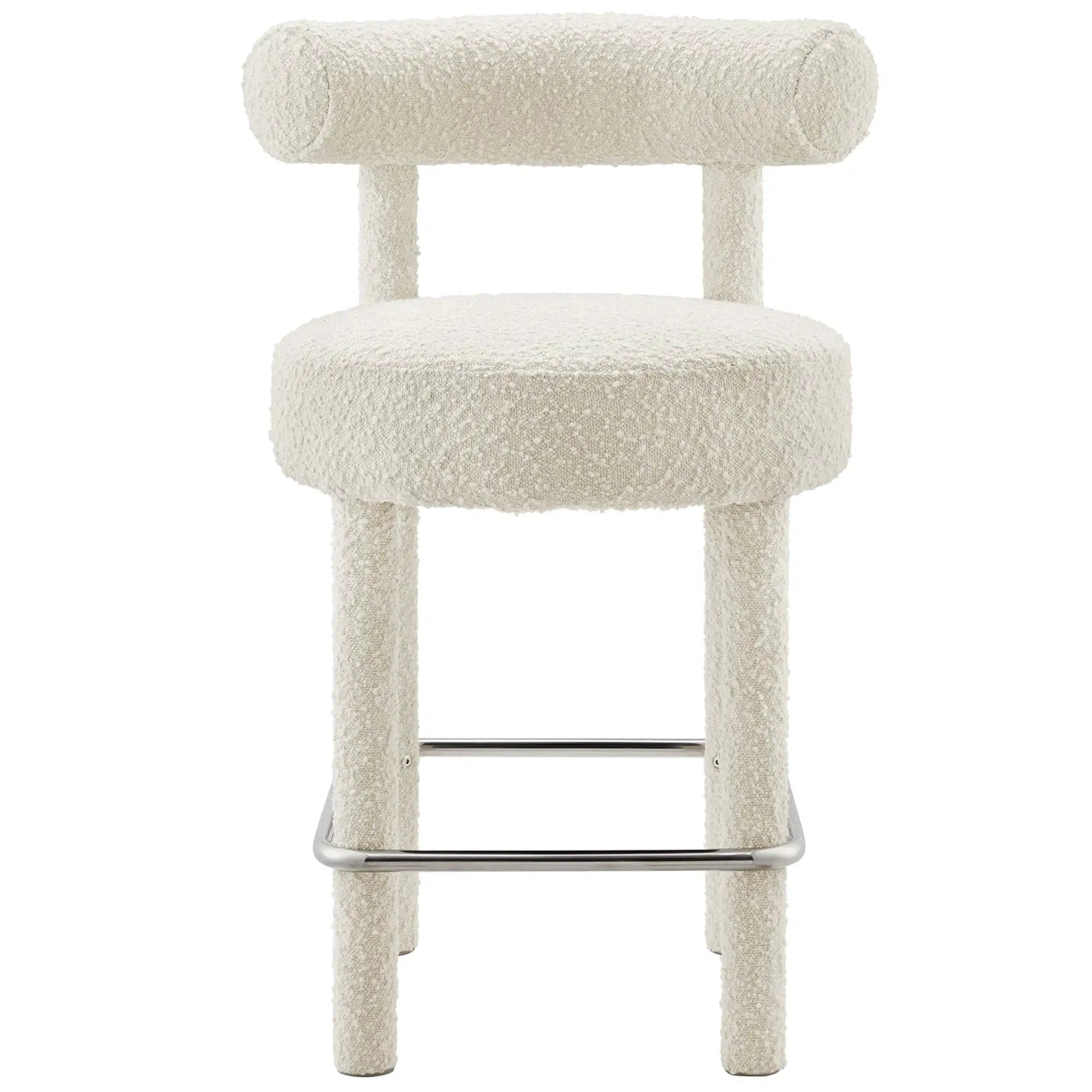 Toulouse Boucle Fabric Counter Stool by Modway by HouseOfZazla
