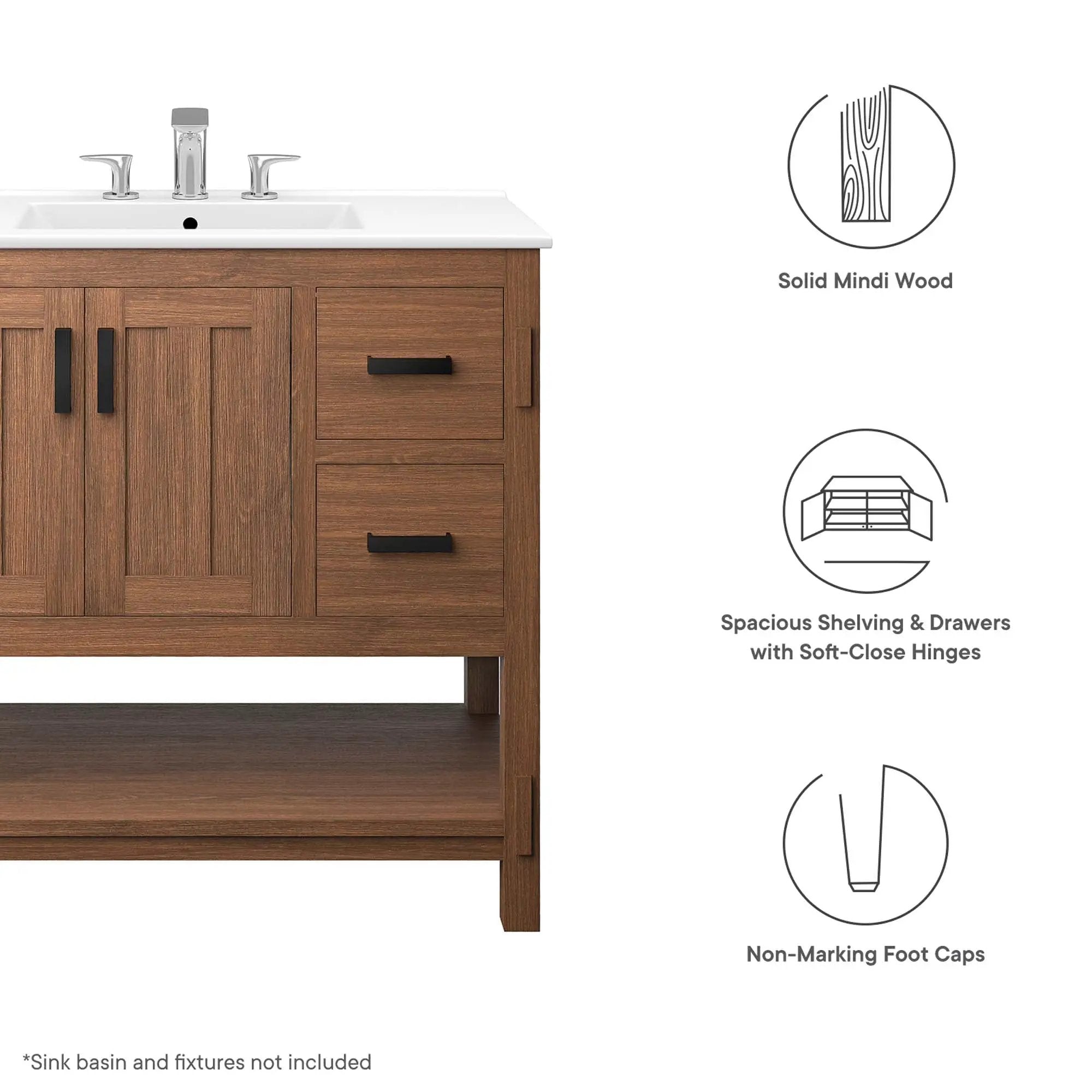 Ashlyn 36" Wood Bathroom Vanity Cabinet by Modway by HouseOfZazla