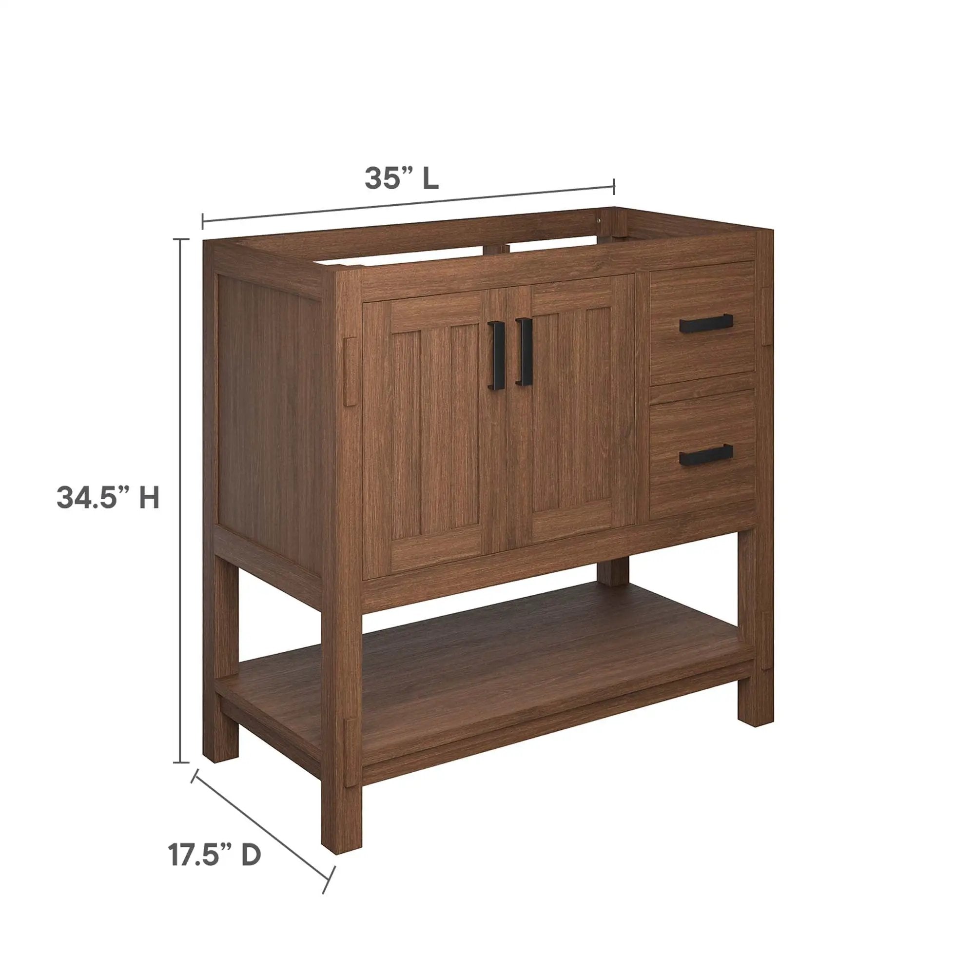 Ashlyn 36" Wood Bathroom Vanity Cabinet by Modway by HouseOfZazla