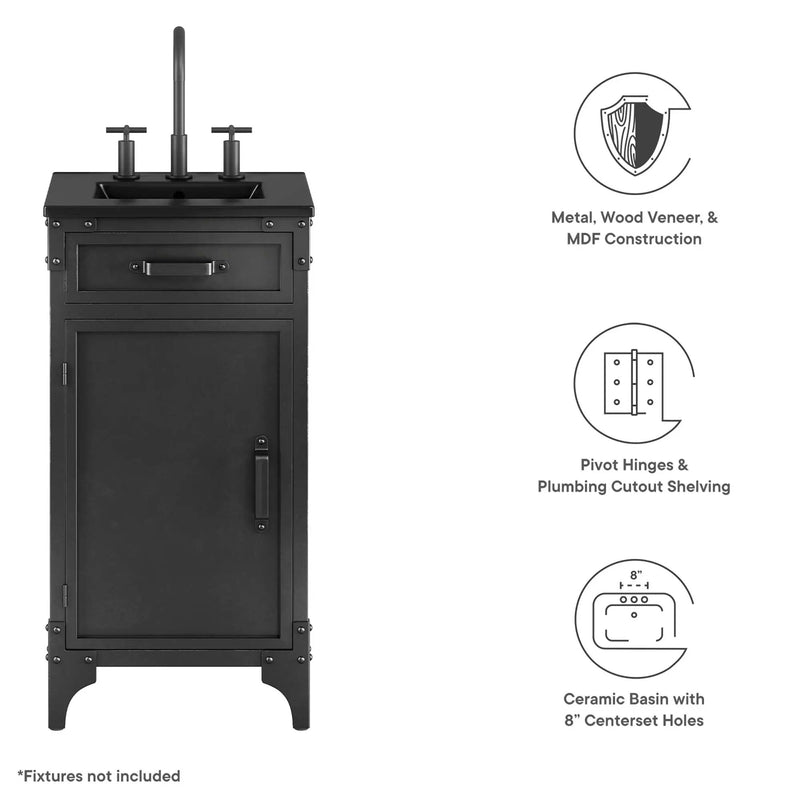Steamforge 18" Bathroom Vanity by Modway by HouseOfZazla