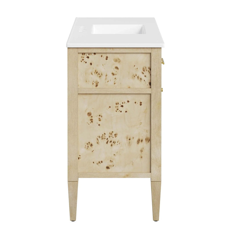 Elysian 48" Wood Single Sink Bathroom Vanity by Modway by HouseOfZazla