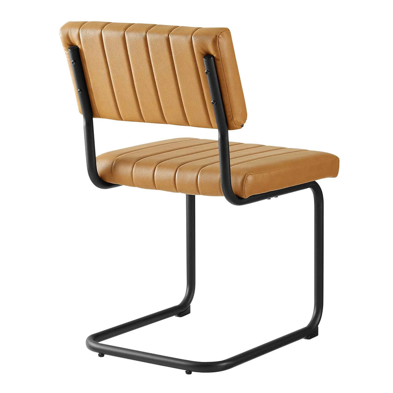 Parity Vegan Leather Dining Side Chairs Set of 2 by Modway by HouseOfZazla
