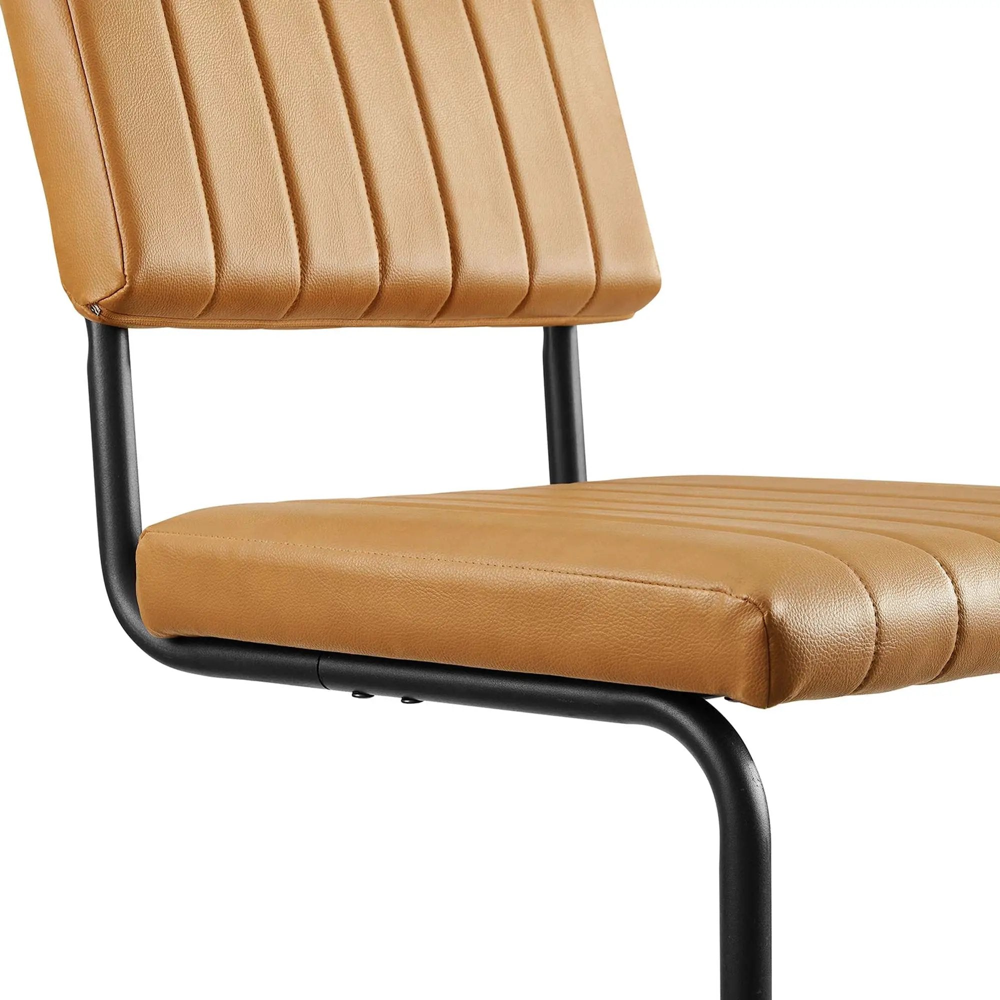 Parity Vegan Leather Dining Side Chairs Set of 2 by Modway by HouseOfZazla
